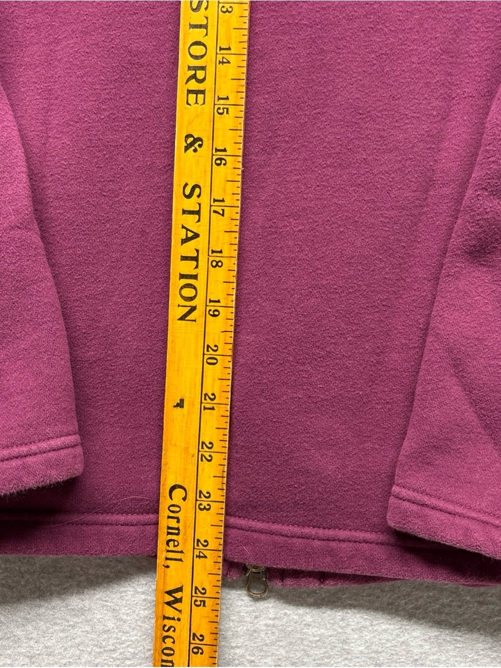 Vintage Columbia Plum Zip-Up‎ Fleece Jacket - Picture 8 of 9